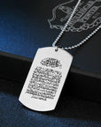 Classic Military Necklace | Timeless Men’s Jewelry with Personalized Dog Tags