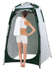 Portable Shower Tent with Drain – Privacy tent for camping, featuring a durable design with a window for ventilation.