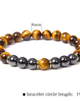 Tiger Eye Stone Bracelet Natural Stone Bracelet