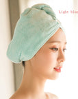 Women's Hair Dryer Cap, Absorbent Dry Hair Towel