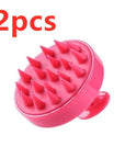 Silicone Shampoo Brush Massage Scalp Hair Brush