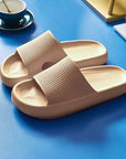 Soft Home Couple Slippers - Matching Non-Slip Indoor Cozy Slippers
