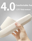 Soft Home Couple Slippers - Matching Non-Slip Indoor Cozy Slippers