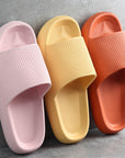 Soft Home Couple Slippers - Matching Non-Slip Indoor Cozy Slippers