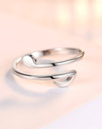Luxury Jewelry Adjustable Music Rings