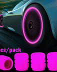 Fluorescent Night Glowing Valve Caps