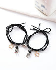 Natural Stone Beads Couple Magnetic Bracelets for Long Distance Relationship | Matching Love Energy & Healing Jewelry