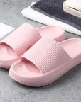 Soft Home Couple Slippers - Matching Non-Slip Indoor Cozy Slippers
