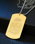 Classic Military Necklace | Timeless Men’s Jewelry with Personalized Dog Tags