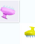 Silicone Shampoo Brush Massage Scalp Hair Brush