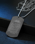Classic Military Necklace | Timeless Men’s Jewelry with Personalized Dog Tags