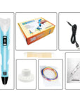 3D pen Children's art supplies Creative tools for kids Child-friendly 3D printing Educational toys Kids' crafts Artistic gadgets for children Hands-on learning Safe art tools for kids Innovative toys for creativity