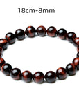 Vintage Style 8mm Red Tiger Eye Bracelet Anti-fatigue
