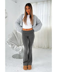 Solid Flare Pants