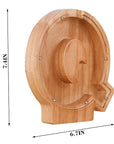 Twenty-Six Letter Wooden Piggy Bank Alphabet Piggy Bank Wooden Coin Bank with Letters Educational Piggy Bank Children's Wooden Savings Bank Personalized Wooden Money Box Alphabetical Coin Bank Kids' Educational Savings Bank Letter-shaped Piggy Bank Wooden Alphabet Money Jar