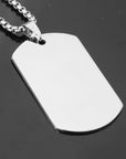 Classic Military Necklace | Timeless Men’s Jewelry with Personalized Dog Tags