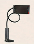 Universal 360 rotating lazy tablet phone holder stand with multi-angle adjustment and spiral base. Ideal for hands-free viewing of phones and tablets at various heights and angles