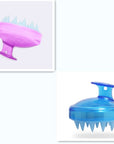 Silicone Shampoo Brush Massage Scalp Hair Brush