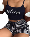 Women's Print Pajama Set: Adorable