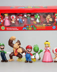 Super Mario Bros PVC action figures Mario PVC toys Collectible Mario action figures Super Mario Bros figurines PVC Mario characters Mario PVC collectibles Nintendo PVC action figures Mario and friends PVC toys PVC Mario merchandise Super Mario PVC figurines