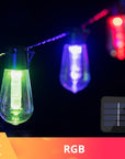 LED Solar String Waterproof Lights