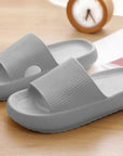 Soft Home Couple Slippers - Matching Non-Slip Indoor Cozy Slippers