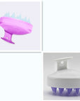 Silicone Shampoo Brush Massage Scalp Hair Brush