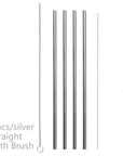 Colourful Reusable Stainless Steel Straws