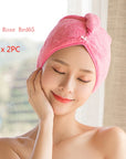 Women's Hair Dryer Cap, Absorbent Dry Hair Towel