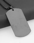 Classic Military Necklace | Timeless Men’s Jewelry with Personalized Dog Tags