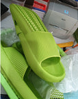 Soft Home Couple Slippers - Matching Non-Slip Indoor Cozy Slippers