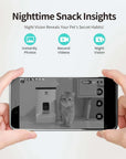Pet Feeder,6L Automatic Pet Feeder for Cats and Dogs,1080P Camera, Voice with App Control