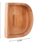 Twenty-Six Letter Wooden Piggy Bank Alphabet Piggy Bank Wooden Coin Bank with Letters Educational Piggy Bank Children's Wooden Savings Bank Personalized Wooden Money Box Alphabetical Coin Bank Kids' Educational Savings Bank Letter-shaped Piggy Bank Wooden Alphabet Money Jar