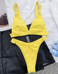 Brazilian swimwear set Flattering bikini set Brazilian-cut bikini bottom Stylish bikini top High-quality swimwear ensemble Beach-ready swimwear set Poolside fashion statement Curve-accentuating swim set Summer-ready bikini set Confidence-boosting swimwear outfit