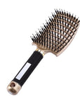 Hairbrush Anti Klit Brushy Haarborstel Women Detangler Hair Brush Bristle Nylon Scalp Massage Teaser Hair Brush Comb