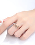 Luxury Jewelry Adjustable Music Rings