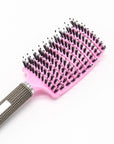 Hairbrush Anti Klit Brushy Haarborstel Women Detangler Hair Brush Bristle Nylon Scalp Massage Teaser Hair Brush Comb