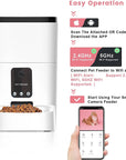 Pet Feeder,6L Automatic Pet Feeder for Cats and Dogs,1080P Camera, Voice with App Control