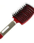 Hairbrush Anti Klit Brushy Haarborstel Women Detangler Hair Brush Bristle Nylon Scalp Massage Teaser Hair Brush Comb
