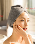 Women's Hair Dryer Cap, Absorbent Dry Hair Towel