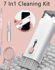 All-in-one cleaning pen set for electronics, including keyboard cleaner, keycap puller, and cleaning brush