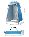 Portable Shower Tent with Drain – Privacy tent for camping, featuring a durable design with a window for ventilation.