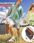Portable Bluetooth karaoke machine for adults and kids, with 2 wireless microphones, perfect for parties, events, and home use. Offers high-quality sound and fun!