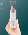 All-in-one cleaning pen set for electronics, including keyboard cleaner, keycap puller, and cleaning brush
