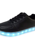 LED light-up shoes for adults and kids, featuring bright and customizable LED lights in the soles. These light shoes provide a fun and stylish way to stand out at parties, festivals, and special events. Perfect for adding a glowing touch to your wardrobe, these lighted shoes are designed for both comfort and style