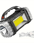 This solar powered camping light with a power bank function is perfect for outdoor adventures. A rechargeable solar camping light that keeps your devices charged and lights up your campsite. With water-resistant and portable solar lights, it's ideal for hiking, camping, and any outdoor activity. The built-in power bank ensures your gear stays charged, while the bright, durable design makes it a must-have for any adventure