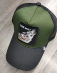 Bright and playful baseball cap with colorful bird embroidery, ideal for casual and sunny-day wear