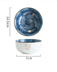 Modern ceramic breakfast salad eating bowl with sleek design, part of a versatile salad bowl set. Perfect as a large salad bowl or a convenient salad bowl to go.