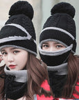 Plus velvet thick bib mask made with soft velvet and plush fabric for maximum warmth and comfort in cold weather.