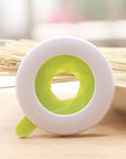 Close-up of a durable plastic spaghetti portion tool used for accurately measuring pasta portions, featuring a compact and easy-to-use design. Ideal as a pasta measuring tool, spaghetti measuring tool, spaghetti measurer, and versatile pasta measurer tool for home kitchens.